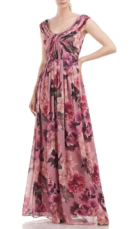 Women's Clothes For Special Occasions Kay Unger 5518984 - Floral Dress