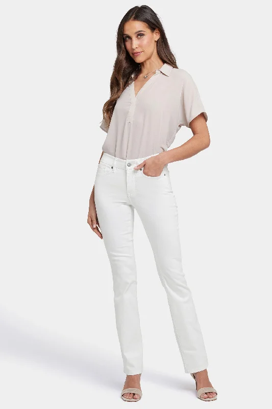 Clothing Online Waist-Match™ Marilyn Straight Jeans In Petite - Optic White