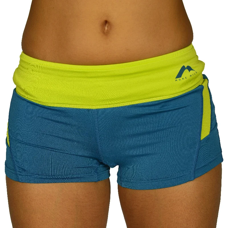 Stylish Loungewear for Women More Mile More-Tech  3 Inch Womens Running Shorts - Blue