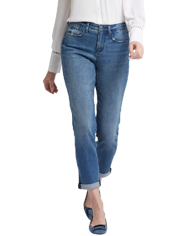 Elegant Women's Clothing NYDJ Petite Margot Cascade Wave Girlfriend Jean