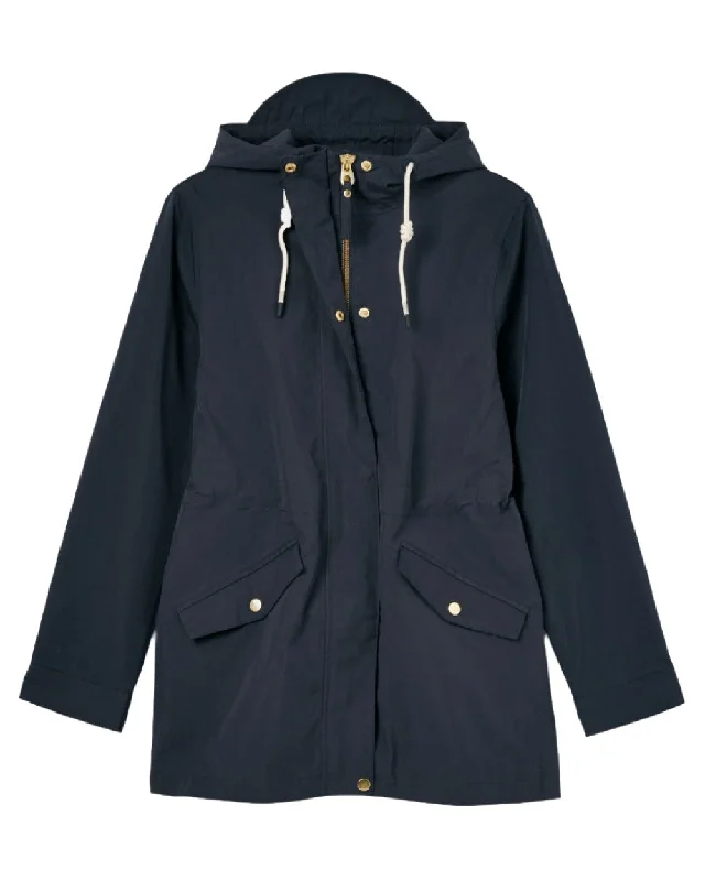 Women's Seasonal Wardrobe Clothing Joules Portwell Waterproof Raincoat With Hood