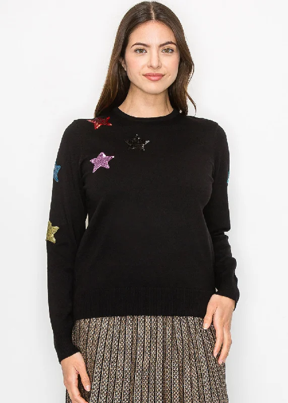 Women's Seasonal Clothing Twinkling Stars Sweater