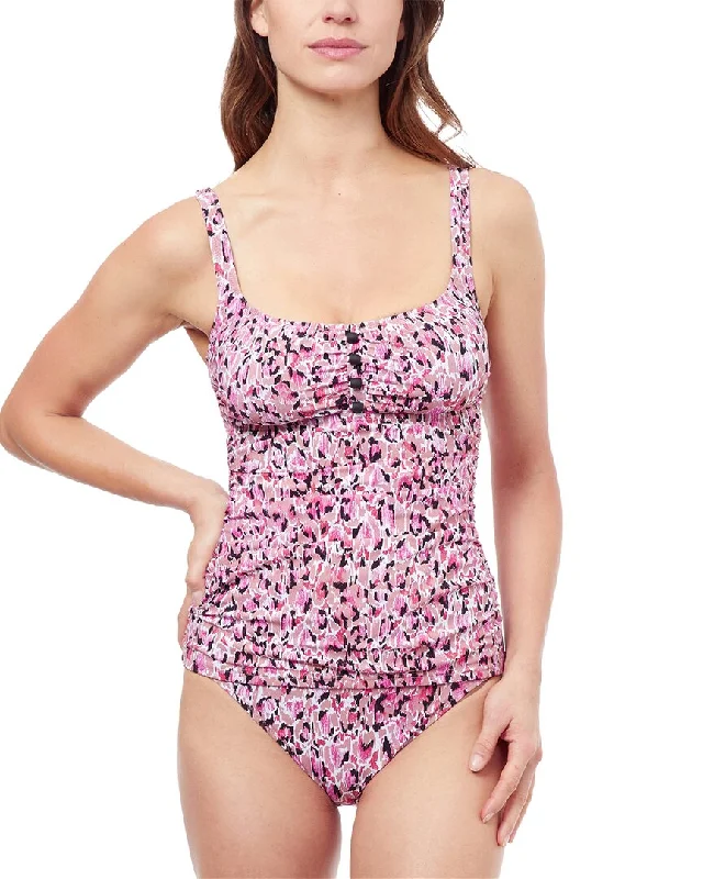 Charming Women's Outfit For Special Occasions Profile by Gottex Pretty Wild D-Cup Tankini