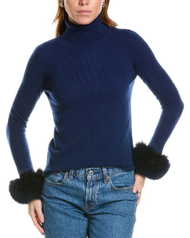 Women's Professional Apparel sofiacashmere Turtleneck Cashmere Sweater