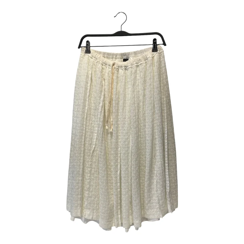 Online Boutiques Best tricot COMME des GARCONS/Skirt/Floral Pattern/Nylon/WHT/