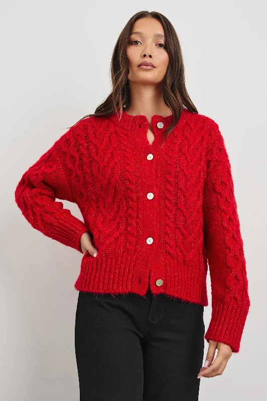 Online Clothing Boutiques AMELIE SWEATER - SCARLET