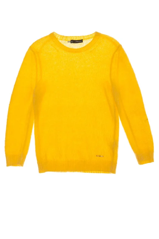 Affordable Women's Clothing Online Dsquared2 - As Seen on the 2012 Fall Runway Collection, look 4 - Yellow Sweater - L