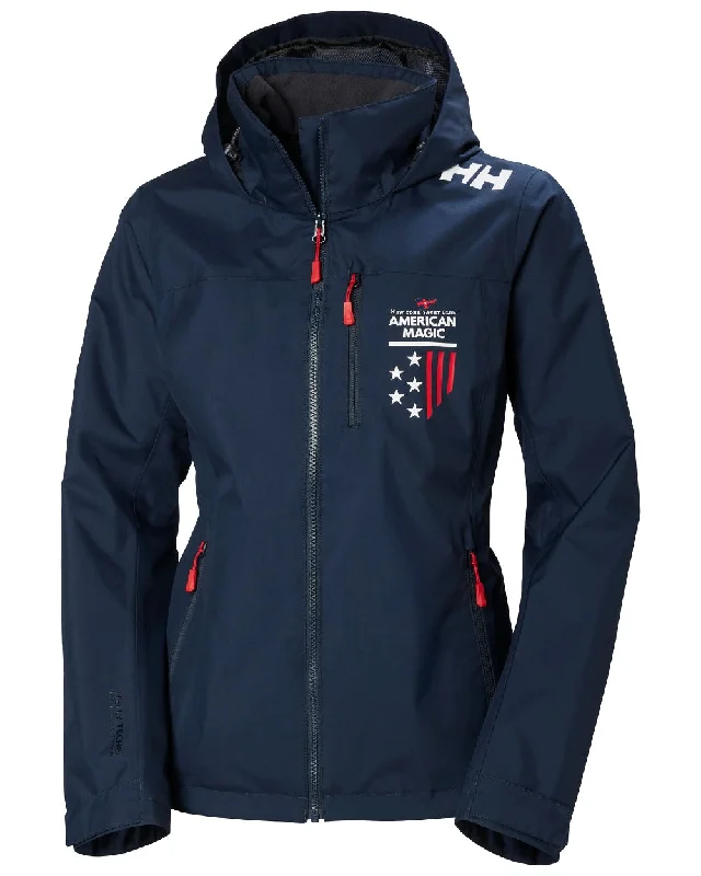 Women's High-End Clothing Helly Hansen Womens American Magic Crew Hooded Jacket 2.0