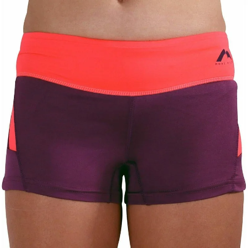 Comfortable Casual Wear More Mile More-Tech 3 Inch Womens Running Shorts - Purple