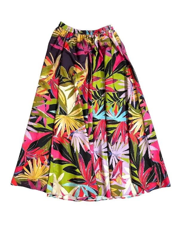 New Arrival Discounts Women's Floral Botanical Print Maxi Skirt In Multicolor