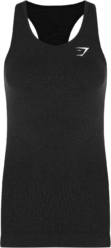 Women's Transitional Attire Gymshark Vital Seamless Womens Training Vest Tank Top - Black