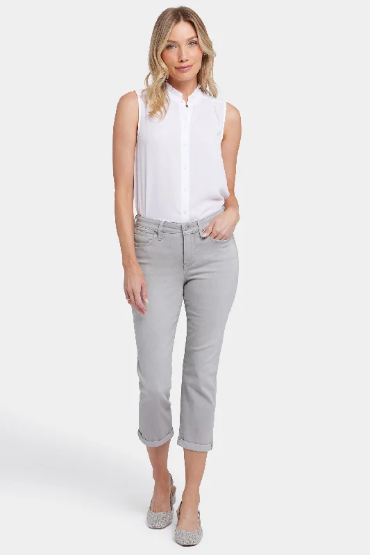 Sustainable Women's Apparel Chloe Skinny Capri Jeans - Grenada Mist