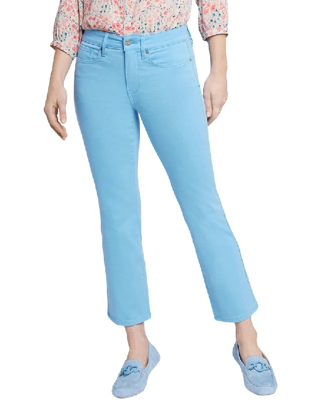 Plus Size Women's Fashion and Clothing NYDJ Petite Marilyn Straight Ankle Bluebell Jean