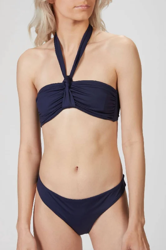 Women's Fashion Essentials Verona Bikini Top In Navy