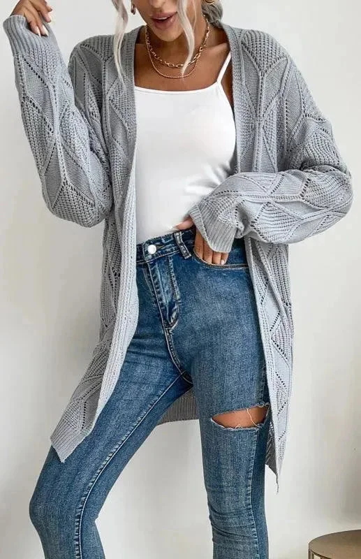 Effortless Chic for Women Thin Twist Women Cardigan Sweater