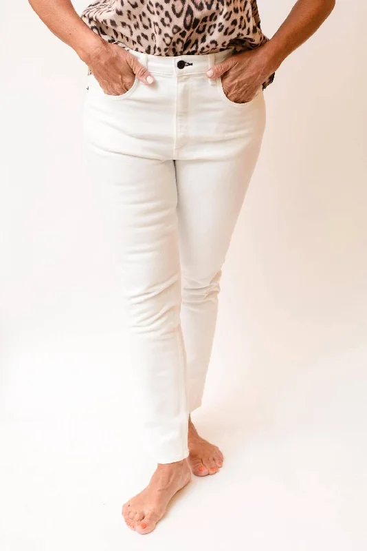 Women's Everyday Clothes High Rise Skinny Jean In White