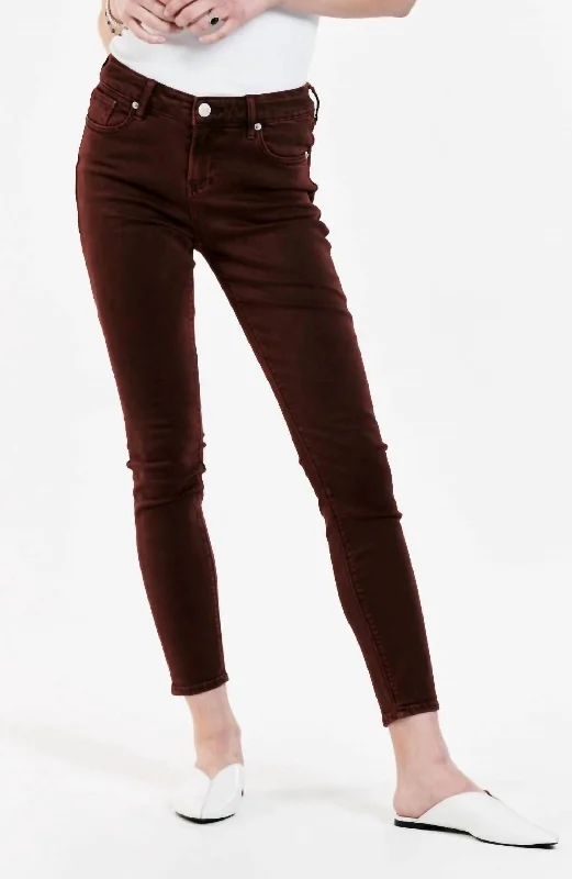 Modern Women's Fashion with Vintage Touches Gisele Skinny Jean In Brown