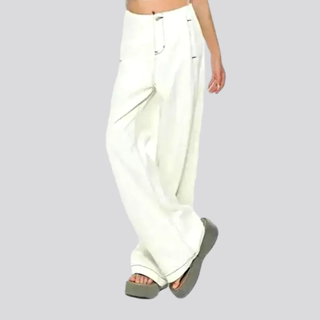 Women's Clothing With Trendy Designs High rise women's jean pants