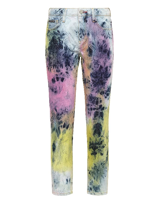 Women's Resort Apparel Boyfriend Bleached Tie dye