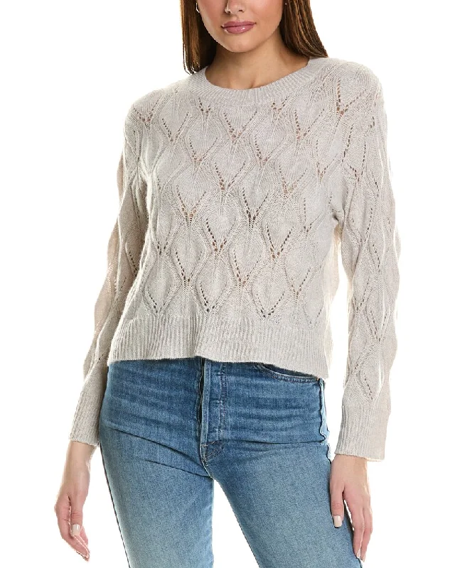 Exclusive Online Sale Autumn Cashmere Pointelle Cashmere Sweater