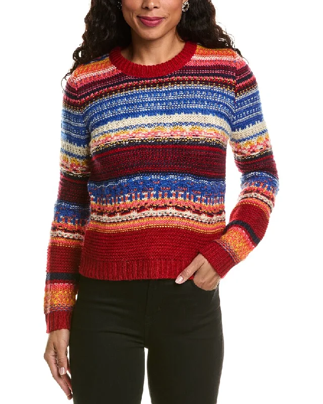 Women's Contemporary Clothing ALLISON Tamar Rainbow Sweater