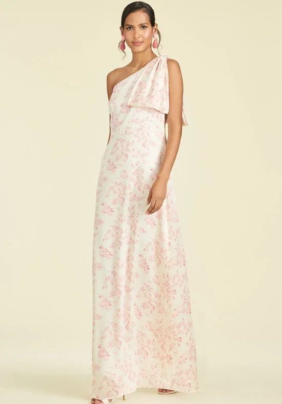 Online Impressions Boutique CHELSEA GOWN - ROUGE ROSE WATERCOLOR