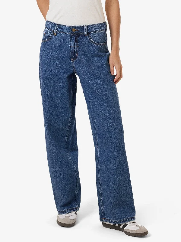 Women Online Clothing Boutiques Billie Low Jean - Double Rinsed Blues