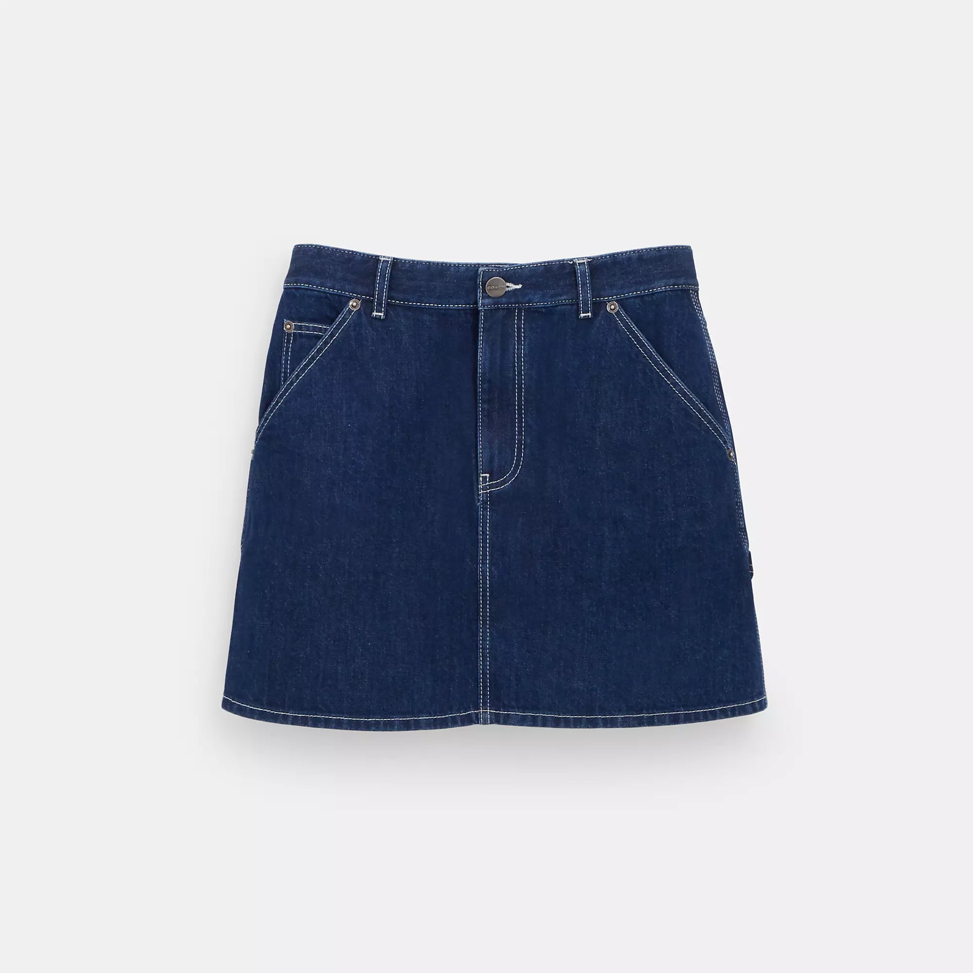 Women's Formal Clothes Coach Outlet Denim Utility Skirt