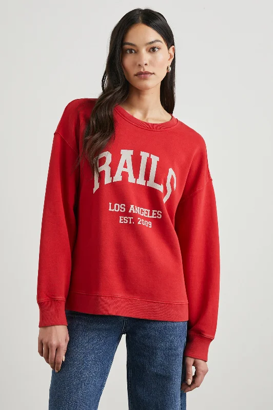 Discount Store ANNIVERSARY SWEATSHIRT - WASHED RED