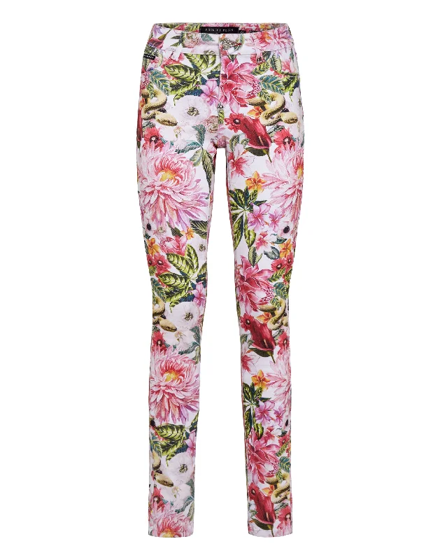 Women's Holiday Clothes Jeggins Flowers