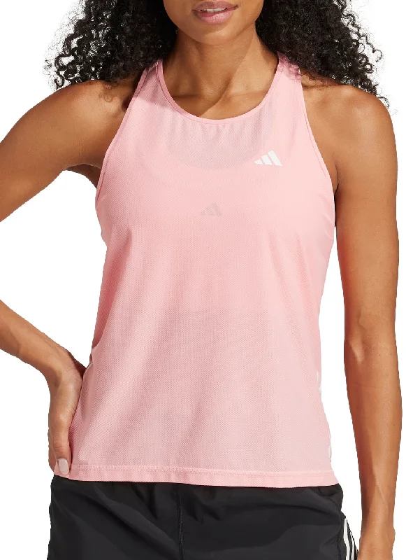 Women's Cozy Winter Attire adidas Own The Run Womens Running Vest Tank Top - Pink