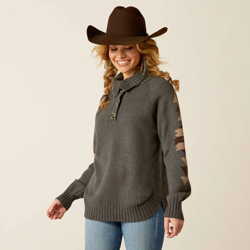 Clothing Sale Ariat Women's Madison Sweater in Heather Grey