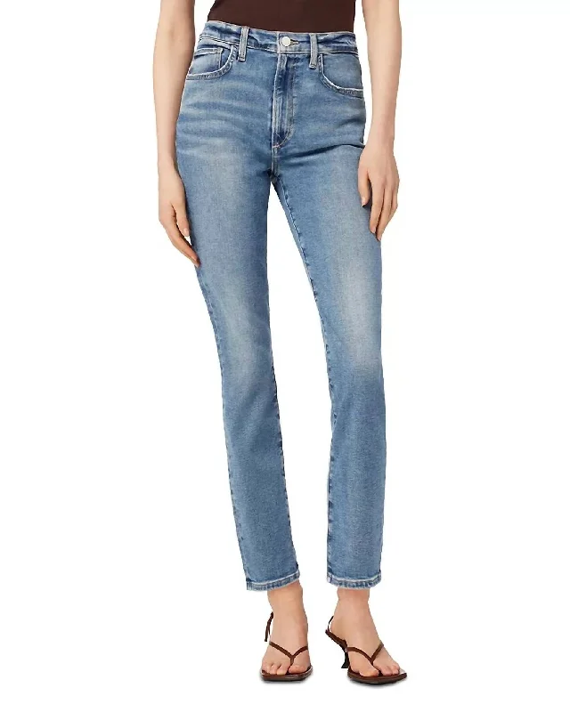 Women's Effortless Casual Outfit Luna Ankle Jean In Boardwalk