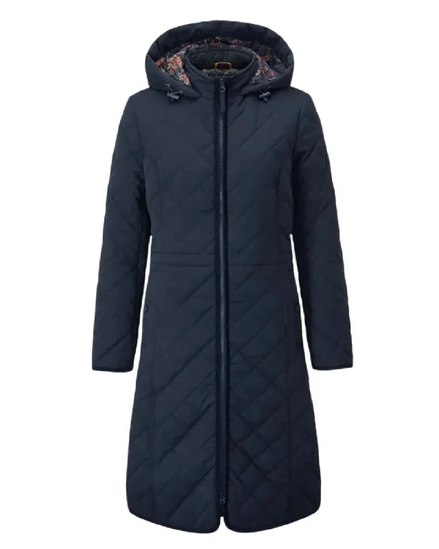 Flash Discount Alan Paine Ladies Surrey Quilted Long Coat