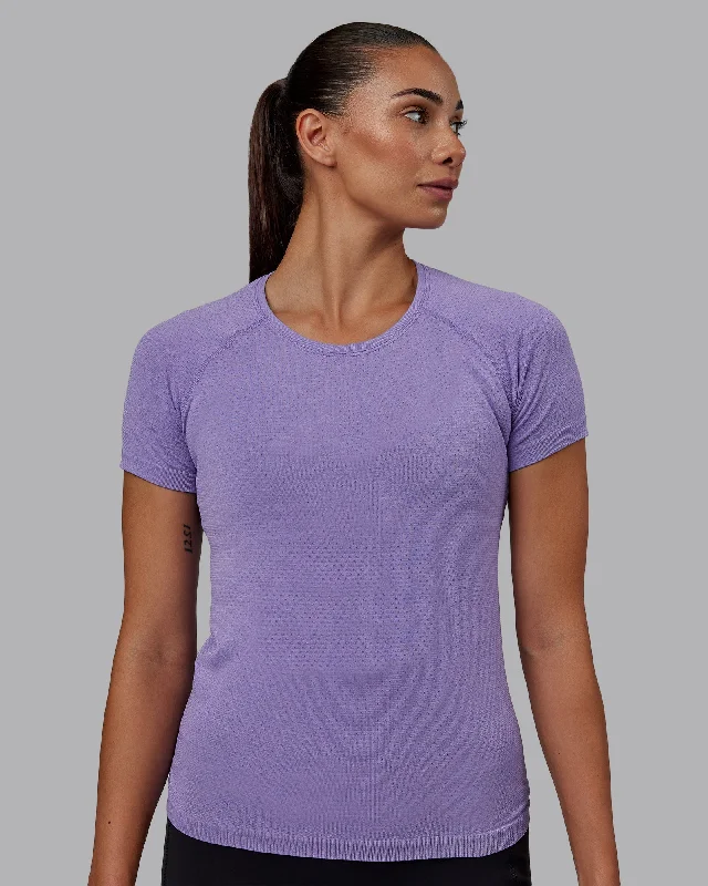 Modern Women's Apparel AeroFLX+ Seamless Tee - Dahlia Purple Marl