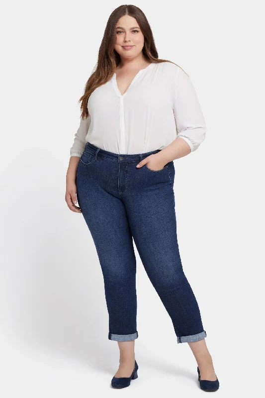 Women's Relaxed Clothes Sheri Slim Ankle Jeans In Plus Size - Wellspring