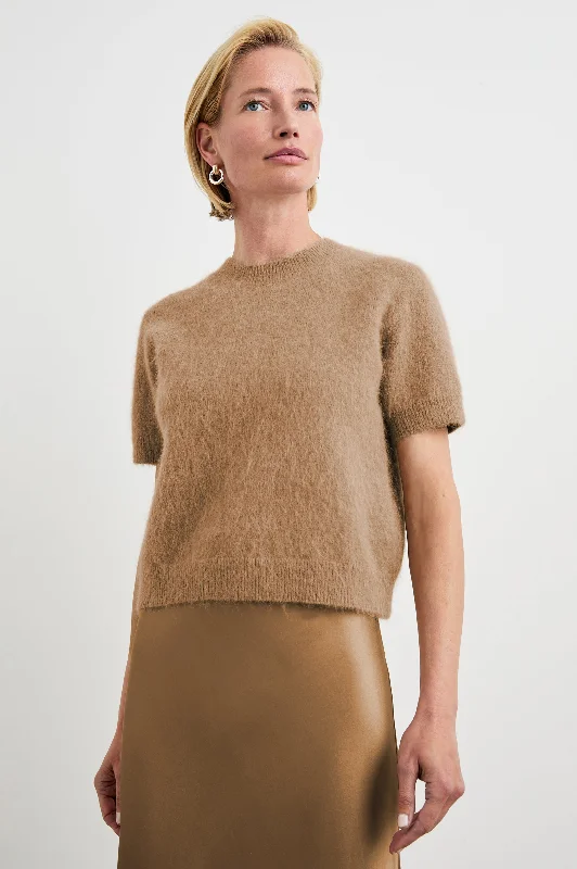 Modern Women's Fashion with Vintage Touches BRIAR TOP - CAMEL