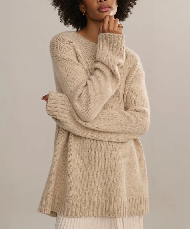 Sustainable Women's Apparel Cashmere Amelia Crewneck