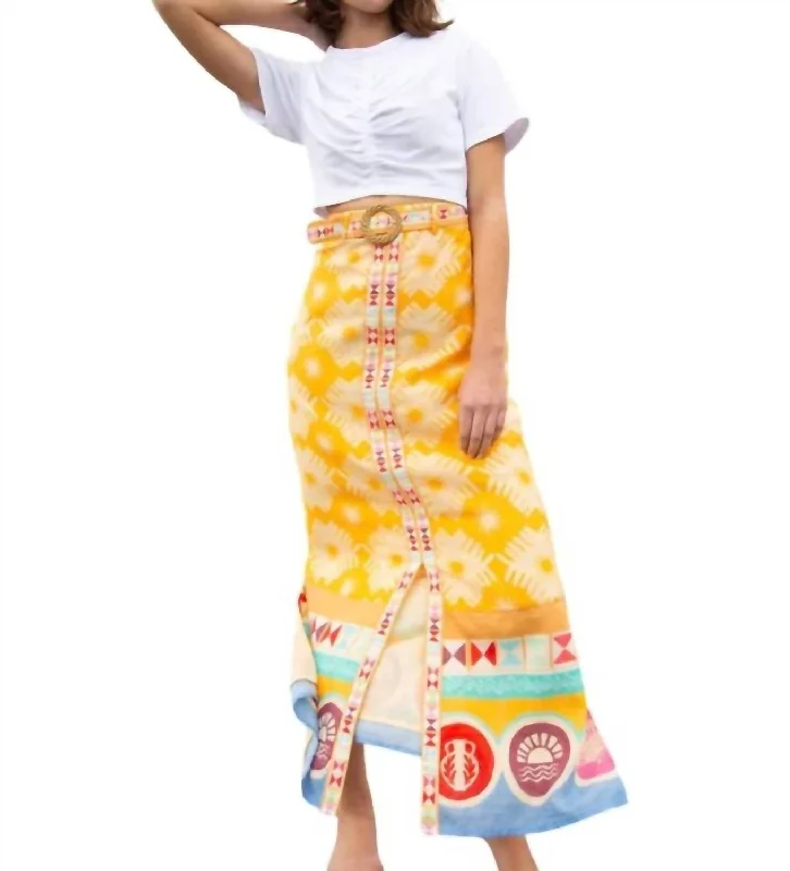 Women's Fashion Clothes Portia Skirt In Sunny Side Up