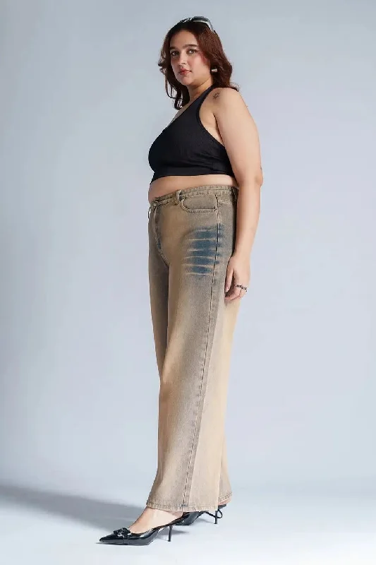 Women's Evening Clothing Dusty Dusk Curve Wide Leg Jeans