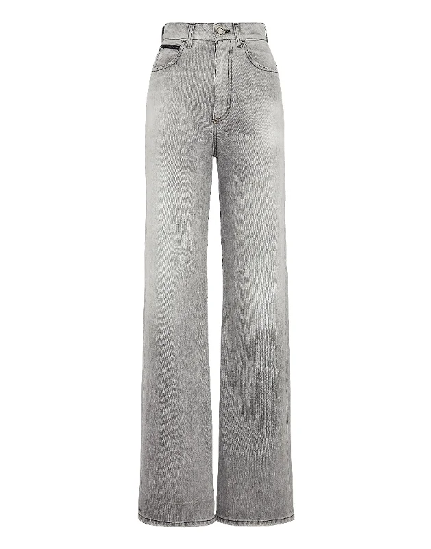 Women's Vacation Clothes Denim Trousers Palace Fit