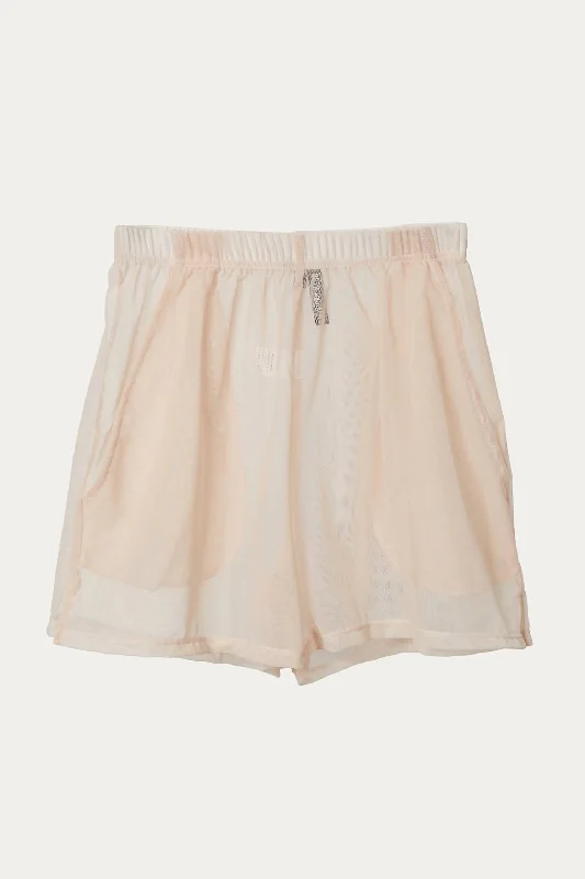 Women's Seasonal Fashion Trends Mesh Short In Ballet