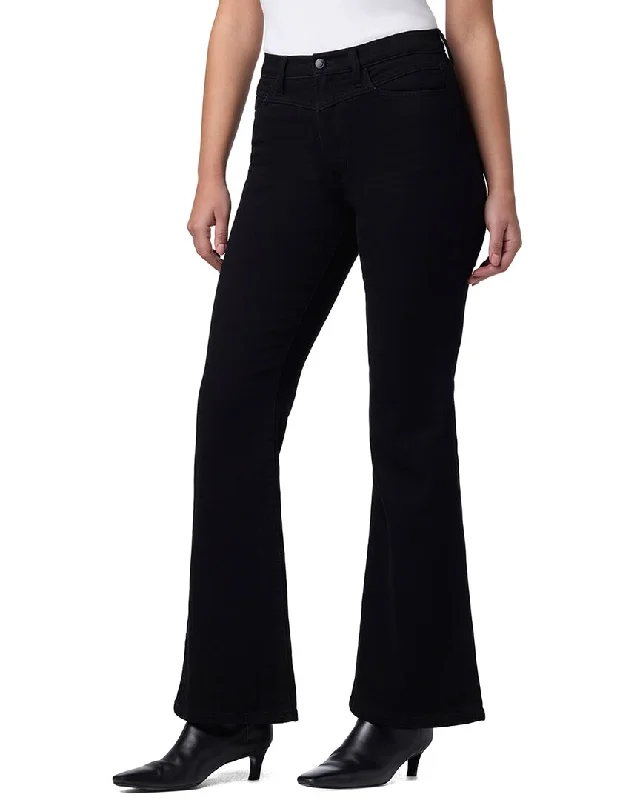 Bold and Elegant Women's Fashion JOE'S Jeans Black Rinse High-Rise Flare Jean