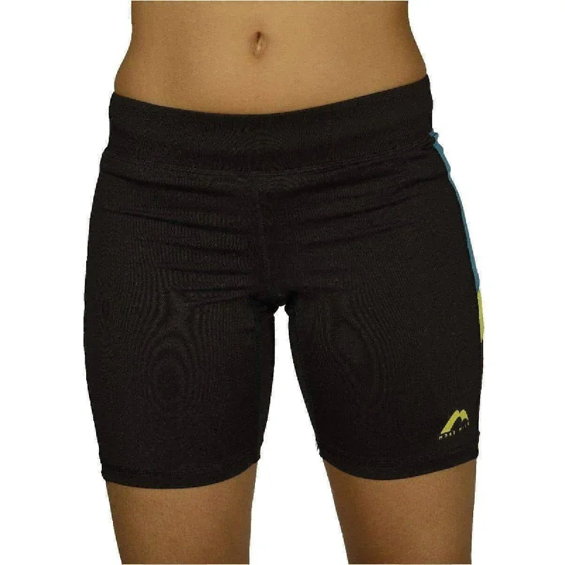 Versatile Women's Fashion More Mile More-Tech Womens Short Running Tights - Black