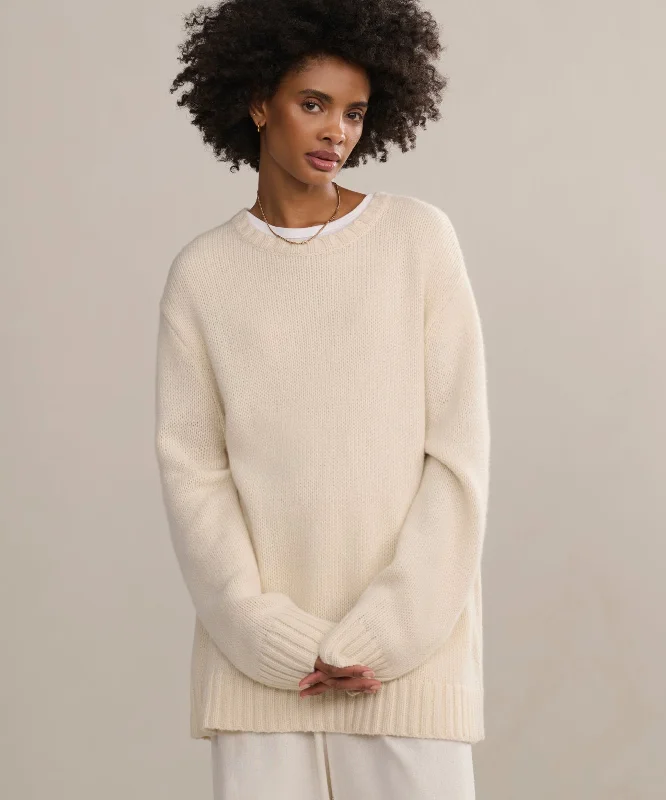 Women's Versatile Apparel Cashmere Amelia Crewneck