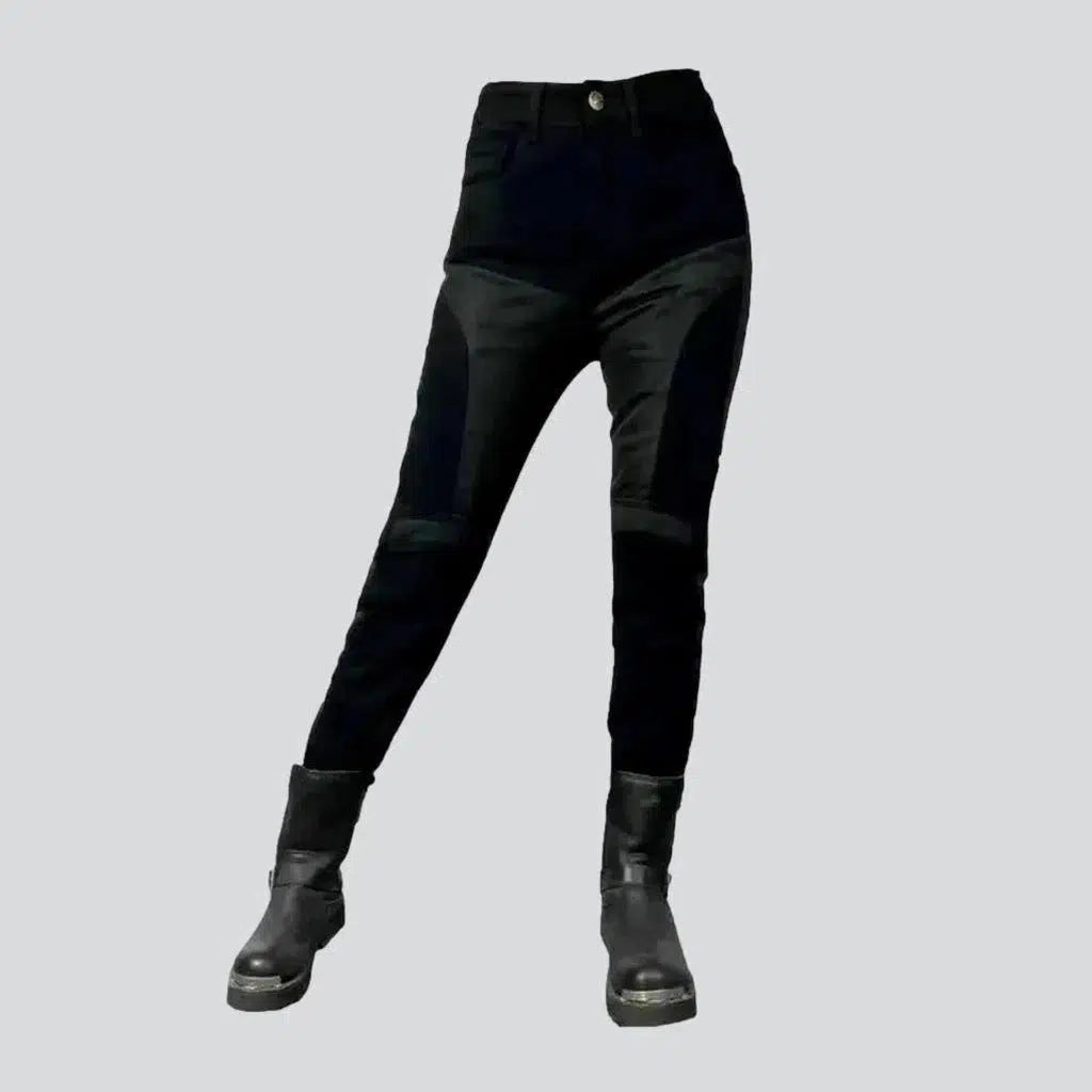 Flash Discount Biker women's skinny jeans