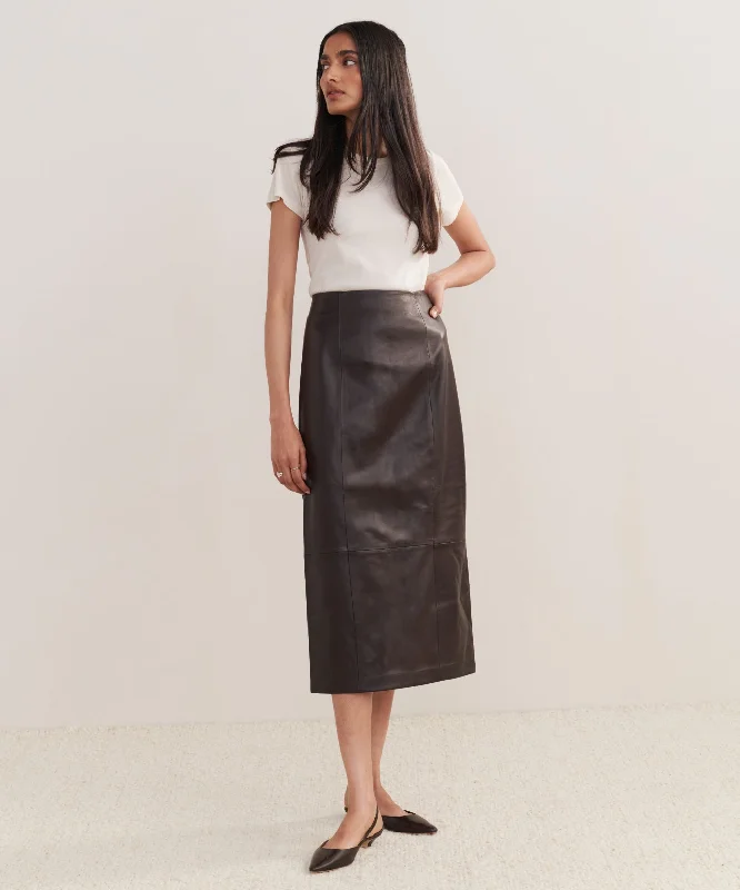 Women's Athletic Garments Leather Sienna Skirt