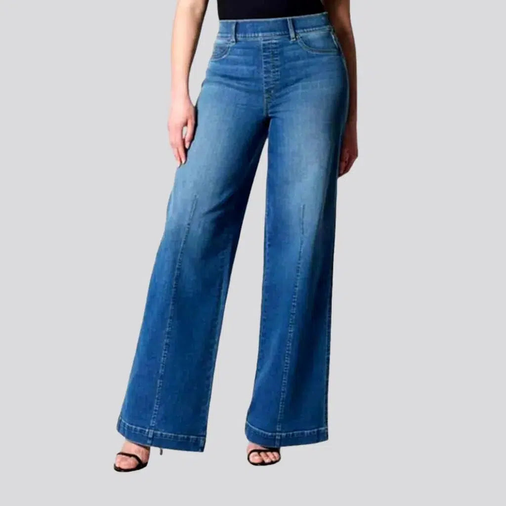 Women's Seasonal Attire Wide-leg street jeans
 for women