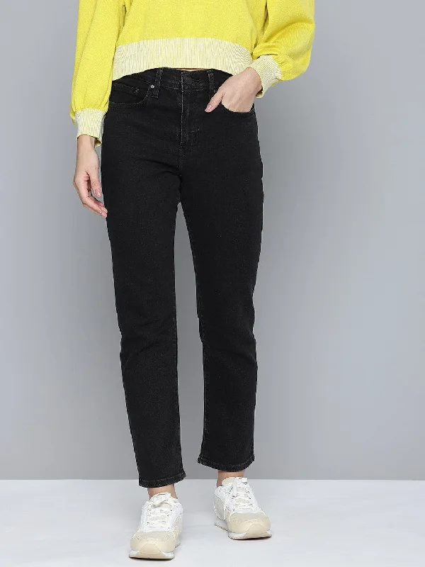 Women's Casual Wear Outfit Women's High Rise 724 Slim Straight Fit Jeans