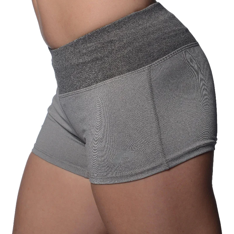 Casual Chic for Women More Mile Marl 3 Inch Womens Running Shorts - Grey